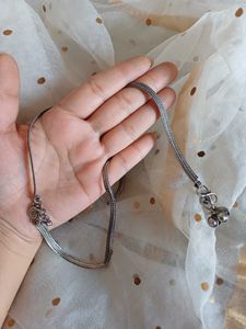 German Silver Anklet with Bells