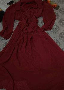 Stylish Maroon Dress