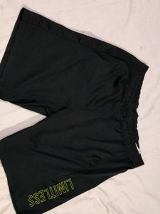 Men's Black Athletic Shorts "Limitless"