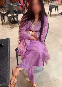Beautiful Lavender Kurta Set with Dupatta