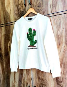 Sparkly Cactus Sweatshirt size-40