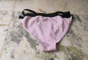 Pink &amp; Black Bikini Bottom