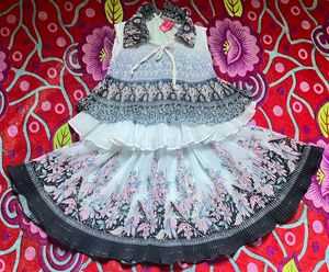 Imported Fabric Baby girl TopSkirt set