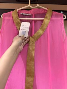 PINK ETHNIC GOWN DRESS