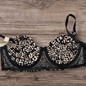 Next UK Underwired Animal Print Bra
