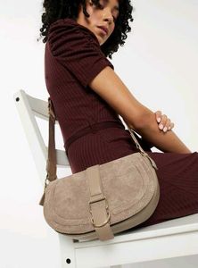 Stylish Suede Crossbody Bag