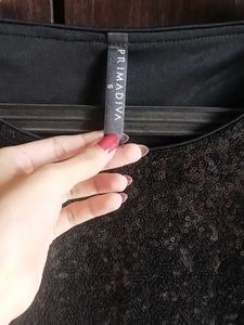Sparkly Black Sequin Dress