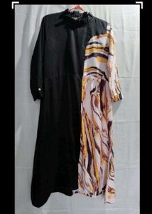 Stylish Abstract Print Dress