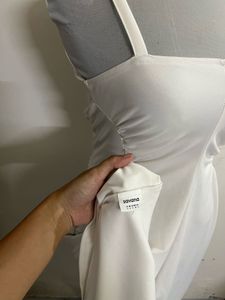 Elegant White Midi Dress