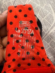 La Senza Orange Polka Dot Padded Underwire Bra