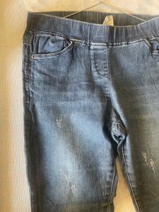 Pull-On Flare Jeans