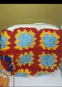 Crochet Granny Square Pouch