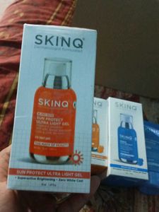 SKINQ Skincare Set - Sun Protect, Vitamin C, Balm,