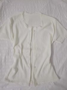 white, black and brown Henley combo