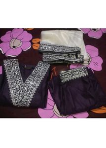 Elegant Purple Kurta Set &amp; Dupatta