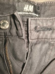 H&amp;M Dark Wash Wide-Leg Jeans