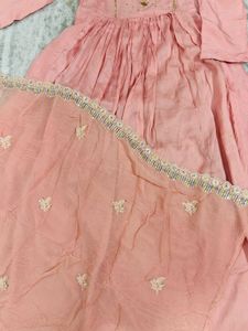 Elegant Pink Kurta Set with Dupatta