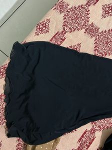 Embellished Black Kurta