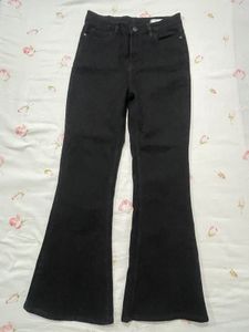 Flared Black Jeans