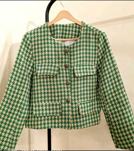 Houndstooth Tweed Jacket,tweet jacket,tweed,tweet