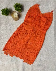 Coral Mini Dress