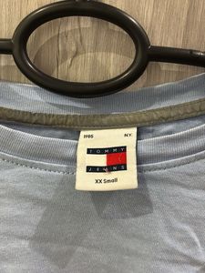 Blue Cropped T-Shirt