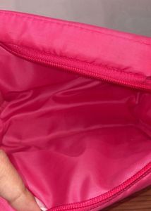 MAC Pink Puffer Cosmetic Bag