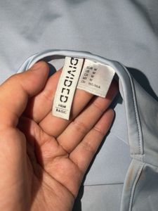 Light Blue Cropped T-Shirt