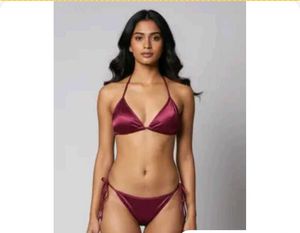 Satin Bikini Set