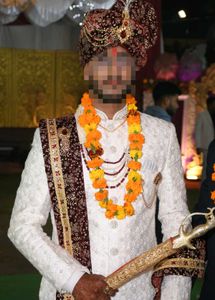 Men's Fully Embroidered Sherwani For Wedding