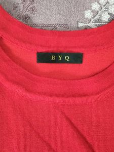 Red Rose Knit Sweater