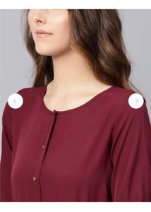 Stylish Maroon Jumpsuit