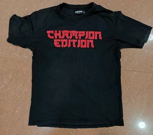 Champion Edition Black T-shirt