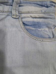 Light Wash Denim Shorts