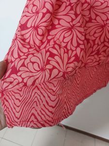 Bright Coral Short Kurti