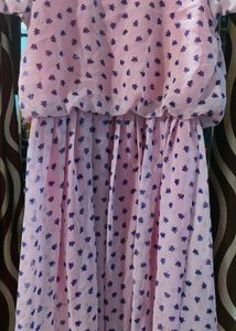 Pretty Floral Midi Dress