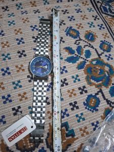 Titan Blue Dial Stainless Steel Watch