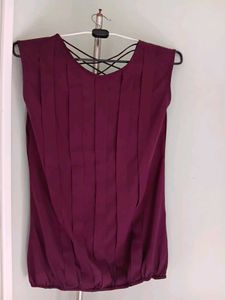 BRAND NEW Burgundy Top
