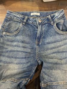 Stylish Blue Wash Denim Jeans