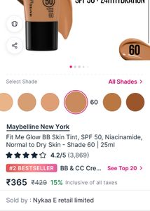 Maybelline Fit Me BB Cream SPF 50