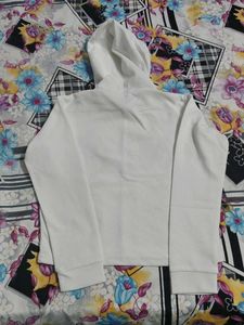 White Butterfly Graphic Hoodie