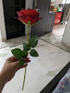 Artificial Red Rose Flower