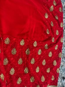 heavy embroidered party wear saree