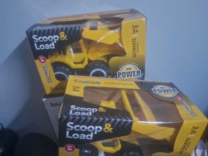 Vintage JCB Yellow Toy Construction Vehicle