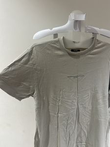 Khaki Round Neck T-shirt