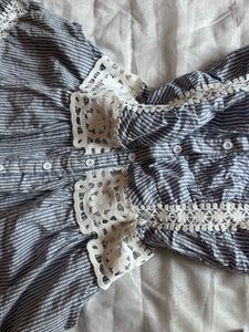 Cute Striped Lace Dress