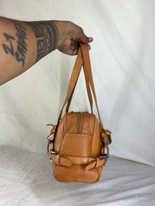 Vintage Adena Luce Italy  Leather Shoulder Bag