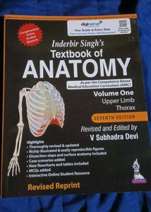 Anatomy Textbook by Inderbir Singh