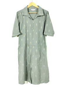 Myshka Grey Printed Kurti (Women)
