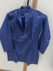 4/5 years boy's Blue Kurta with Pants Set